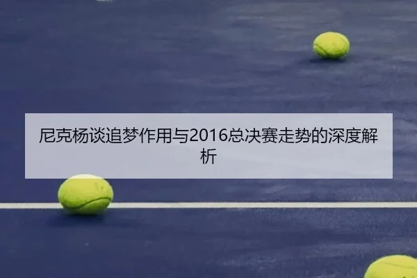尼克杨谈追梦作用与2016总决赛走势的深度解析 | YABO.COMapp